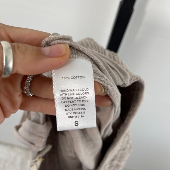 By Together Taupe Jumpsuit - Picture 11 of 12